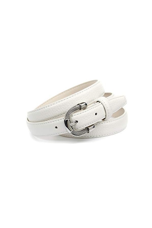Anthoni Crown Ss2.t90 Ceinture, Blanc Weiss 090 , 120 Taille Fabricant: 105 Femme