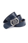Anthoni Crown 1tom380-80 Ceinture, Bleu foncé, 80 cm Mixte