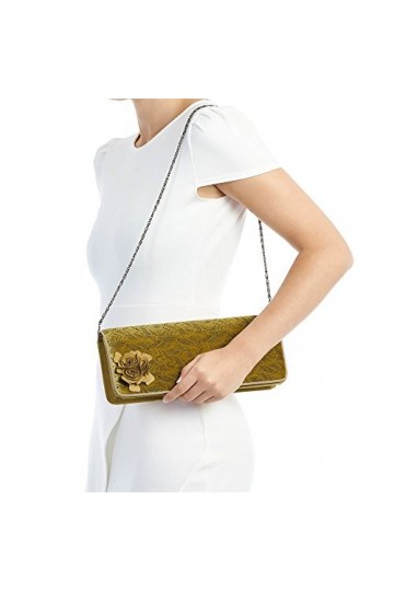 LADIES RUBY SHOO LONDON MUSTARD HANDBAG CLUTCH SHOULDER BAG FOR ASHLEY SHOES