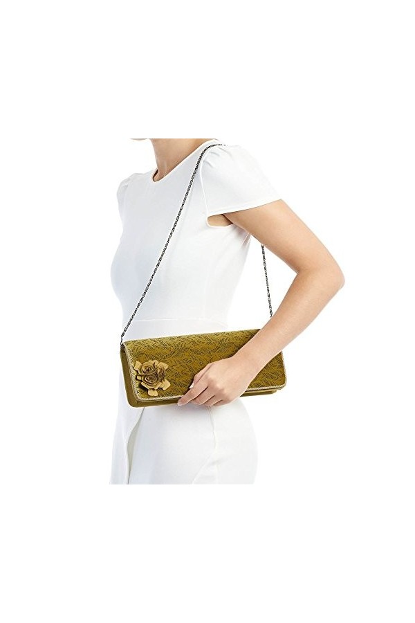 LADIES RUBY SHOO LONDON MUSTARD HANDBAG CLUTCH SHOULDER BAG FOR ASHLEY SHOES