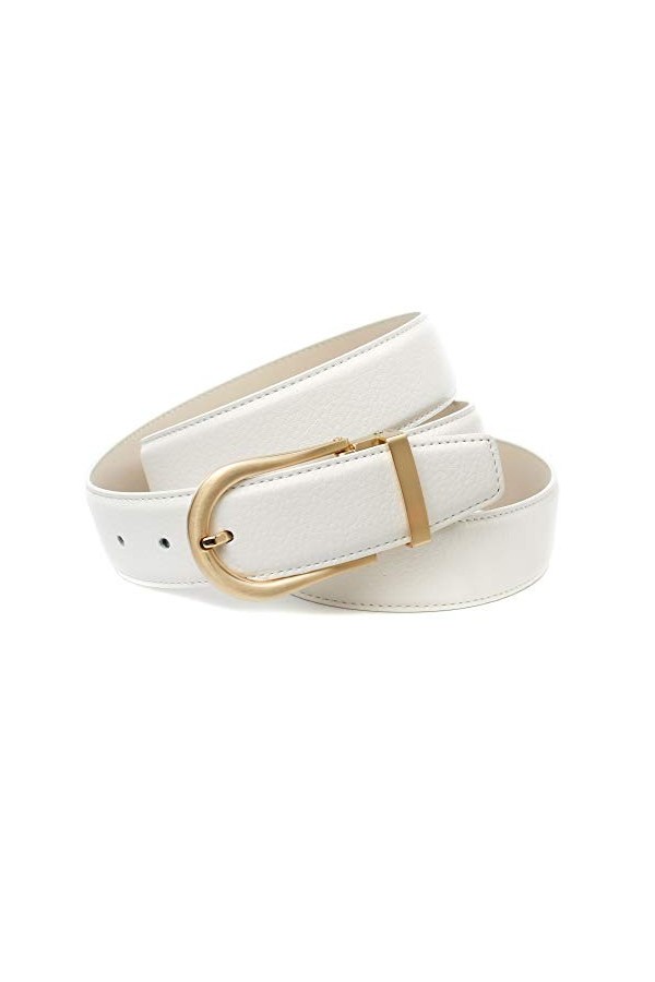 Anthoni Crown 4FGT90 Ceinture, Blanc weiß 090 , 6651 Taille du Fabricant : 95 Femme