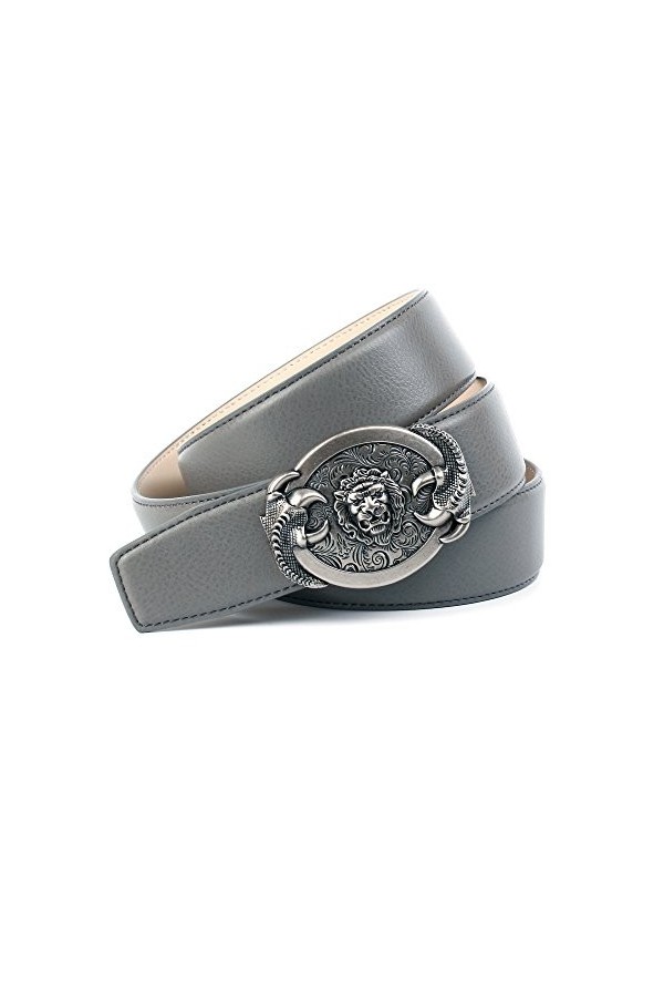 Anthoni Crown B1LL.T70 Ceinture, Gris 070 , Taille Fabricant: 85 Femme