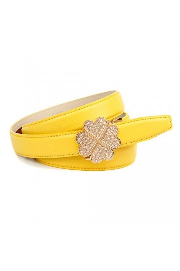 Anthoni Crown H4fha.f20 Ceinture, Jaune Gelb 022 , 100 Taille Fabricant: 85 Femme