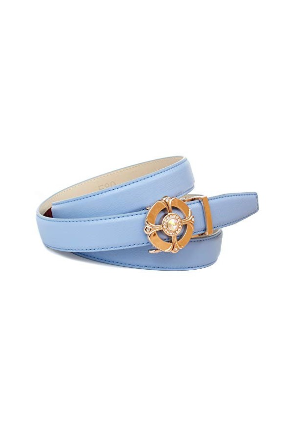 Anthoni Crown H4sca.f80 Ceinture, Bleu Hell Blau 080 , 120 Taille Fabricant: 105 Femme