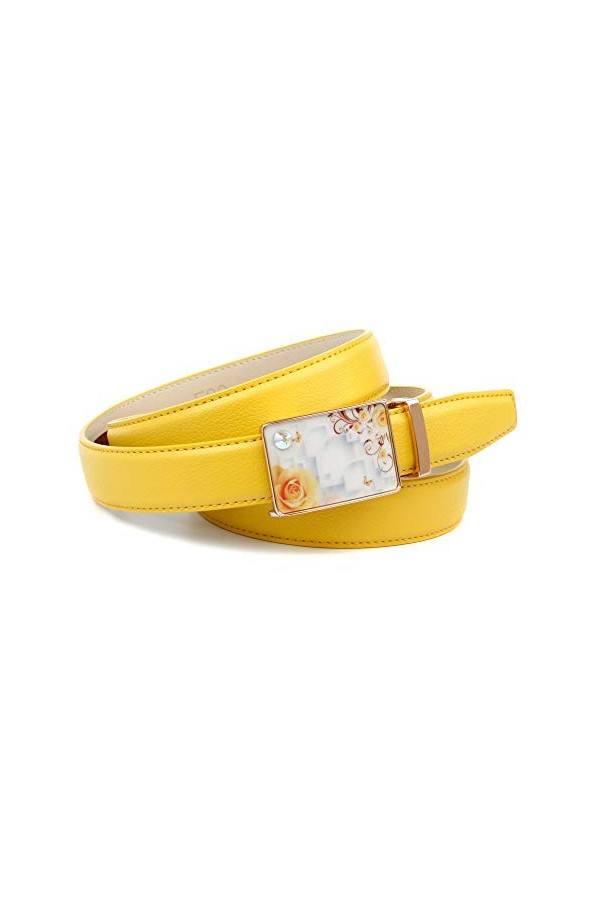 Anthoni Crown F4py.f20 Ceinture, Jaune Gelb 022 , 115 Taille Fabricant: 100 Femme