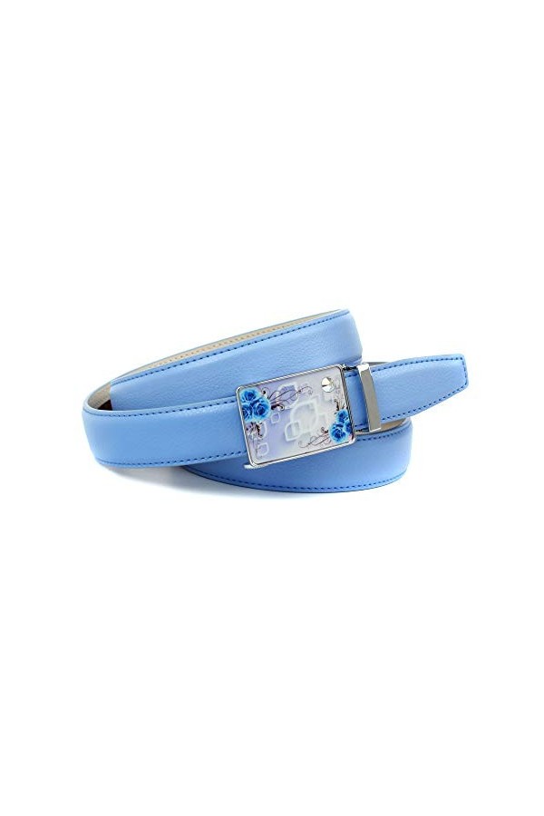 Anthoni Crown F1pb.f80 Ceinture, Bleu Hellblau 082 , 105 Taille Fabricant: 90 Femme
