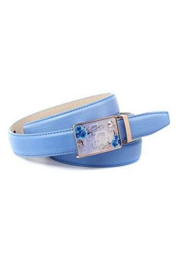 Anthoni Crown F4pb.f80 Ceinture, Bleu Hellblau 082 , 115 Taille Fabricant: 100 Femme