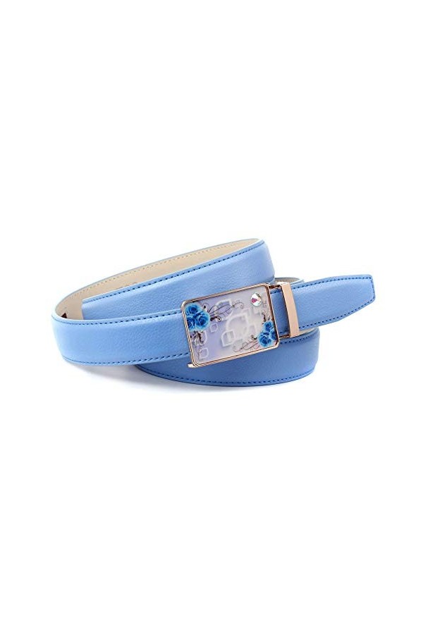 Anthoni Crown F4pb.f80 Ceinture, Bleu Hellblau 082 , 115 Taille Fabricant: 100 Femme