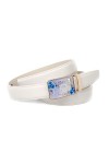 Anthoni Crown E4pb.t90 Ceinture, Blanc Weiss 090 , 100 Taille Fabricant: 85 Femme
