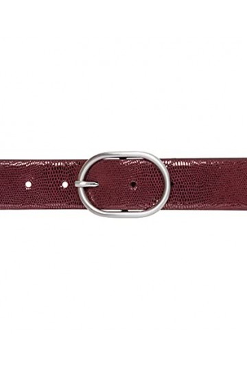 BRAX Ceinture tressée Style pour Femme avec détails raffinés, Rosewood, 95 cm