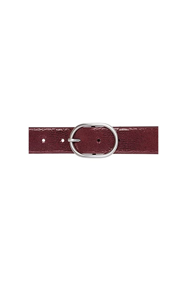 BRAX Ceinture tressée Style pour Femme avec détails raffinés, Rosewood, 95 cm