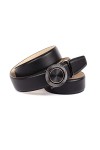 Anthoni Crown Ledergürtel Ceinture, Schwarz, 100 Femme
