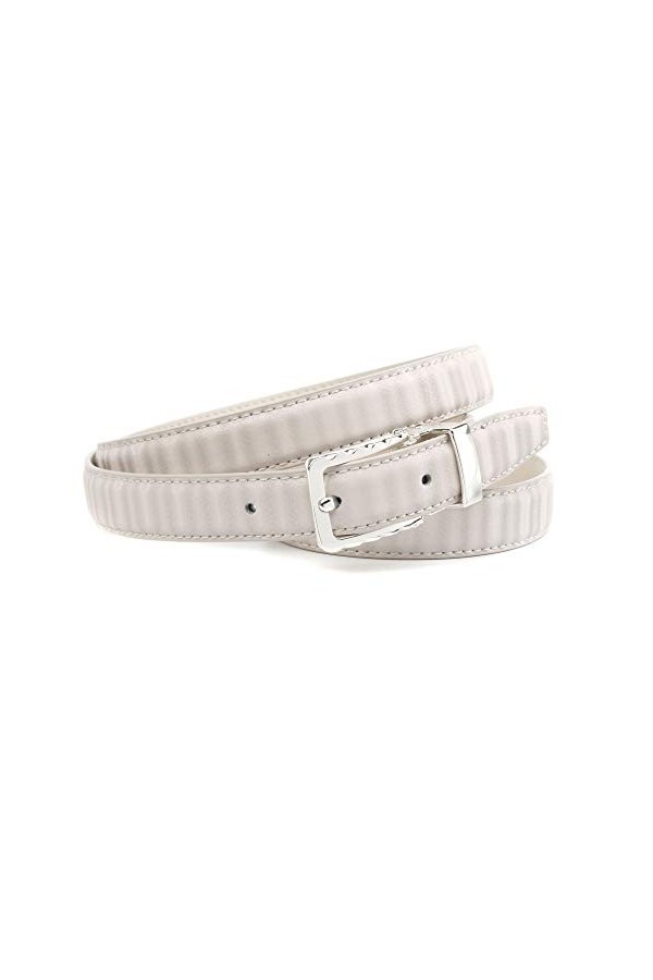Anthoni Crown 14v3d30 Ceinture, Beige Creme 038 , 110 Taille Fabricant: 95 Femme