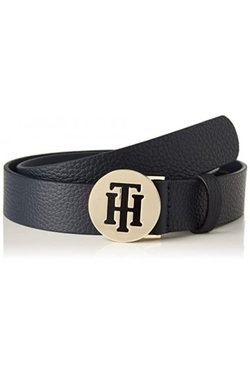 Tommy Hilfiger TH Round Belt 3.0 Ceinture, Desert Sky, 75 Femme