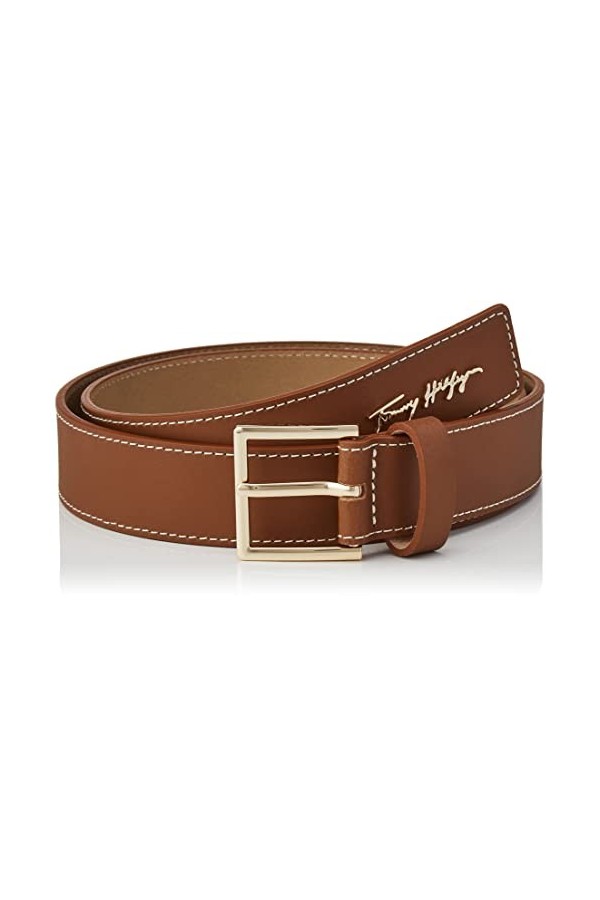 Tommy Hilfiger Signature 3.0 Ceinture, Country Kaki, 80 cm Femme