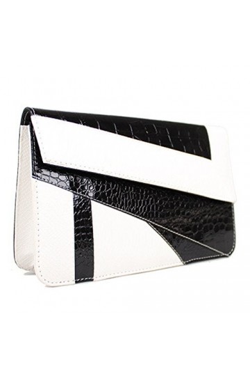 FiveloveTwo Rayures Sac à main clutch élégant pour femme Pochettes Sacs Bandoulière Poignée Sac À Épaule Bandoulière sac dép