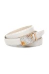 Anthoni Crown E4py.t90 Ceinture, Blanc Weiss 090 , 100 Taille Fabricant: 85 Femme