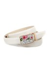 Anthoni Crown E4pp.t90 Ceinture, Blanc Weiss 090 , 110 Taille Fabricant: 95 Femme