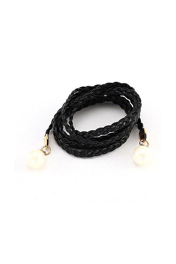 HYCYYFC Ceinture Femme Corde de Ceinture de Style Tresse for Robe Bonbons Femmes Couleurs Ceinture Femme Ceinture Ceinture Di