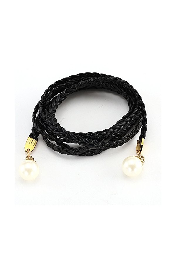 HYCYYFC Ceinture Femme Corde de Ceinture de Style Tresse for Robe Bonbons Femmes Couleurs Ceinture Femme Ceinture Ceinture Di