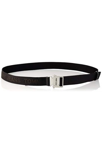 Tommy Jeans TJW Cobra Belt Ceinture, Black, 100 cm Femme