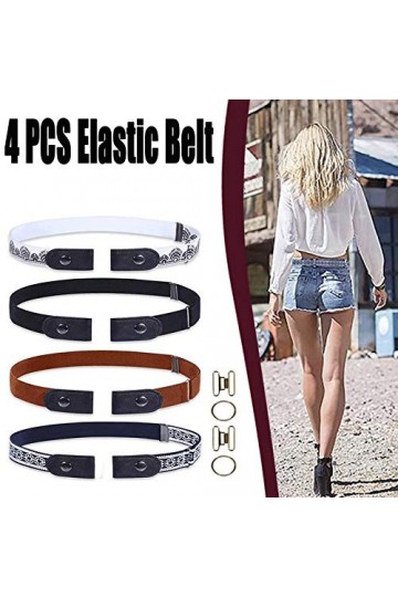 ARTSIM Élastique Élastique Boucle De Ceinture Élastique Sans Ceinture Ceinture Ceinture Réglable Tux Ceinture