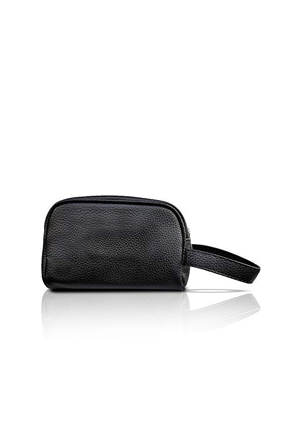 Timeshop Lab Pochette pour homme et clutches femme Pochettes personnalisables en simili cuir avec initiales, nom et logo brod