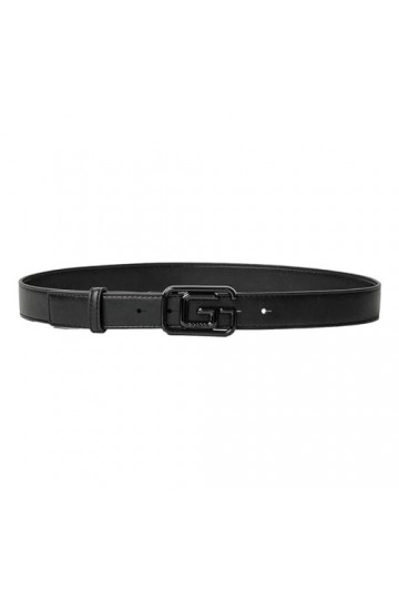 GAELLE PARIS Ceinture Femme avec Logo Maxi sur ton GBADM5128 Noir, Voir photo, 80 cm