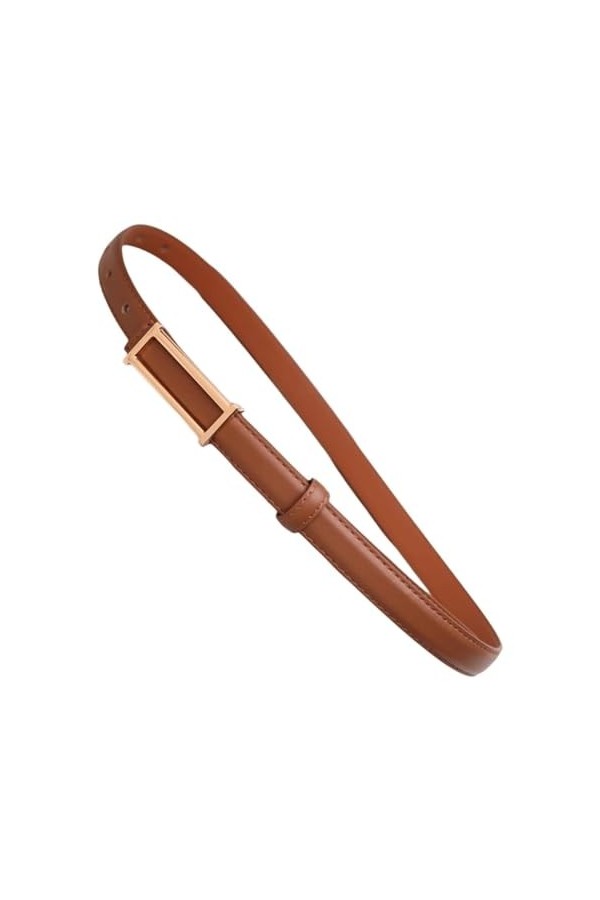 Ceintures de taille pour femmes réglables sans aiguille ceintures en peau de vache Pure décontracté mode Simple rétro robe ce