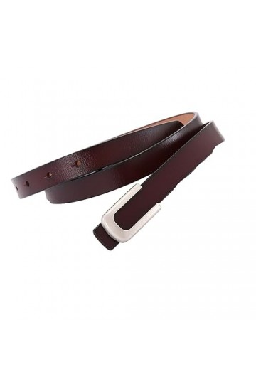 ZacLAy Ceinture en cuir pour Femmes, Boucle lisse, Décorative, tendance, Jupe en Jean, Décoration, Ceinture Noire