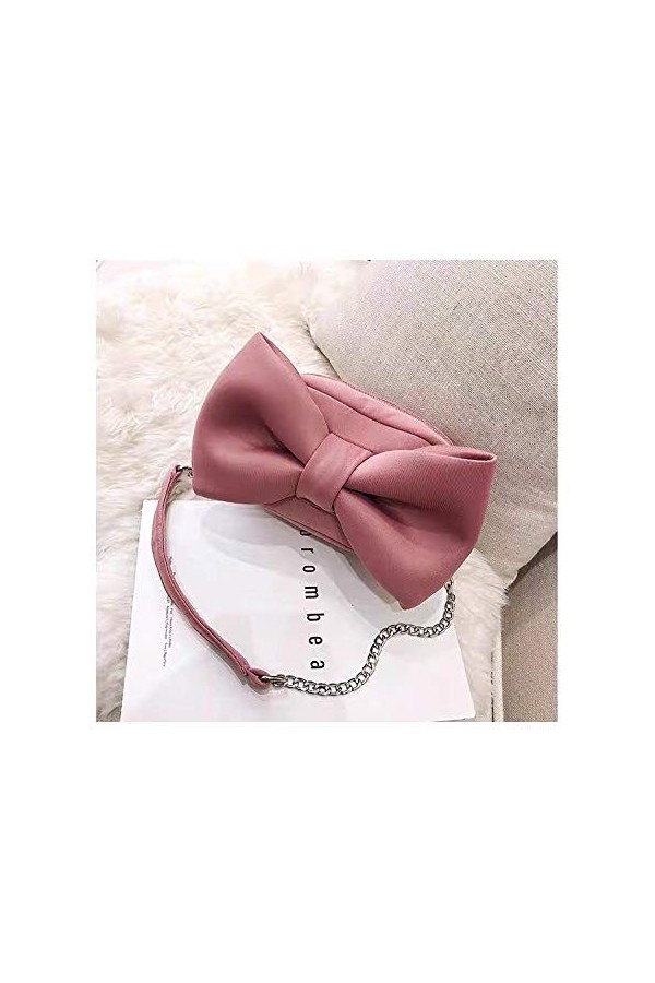 Kbinter Pretty Bowknot Evening Bag Clutch Purse Party Handbag Bow Shoulder Bag Chain Crossbody