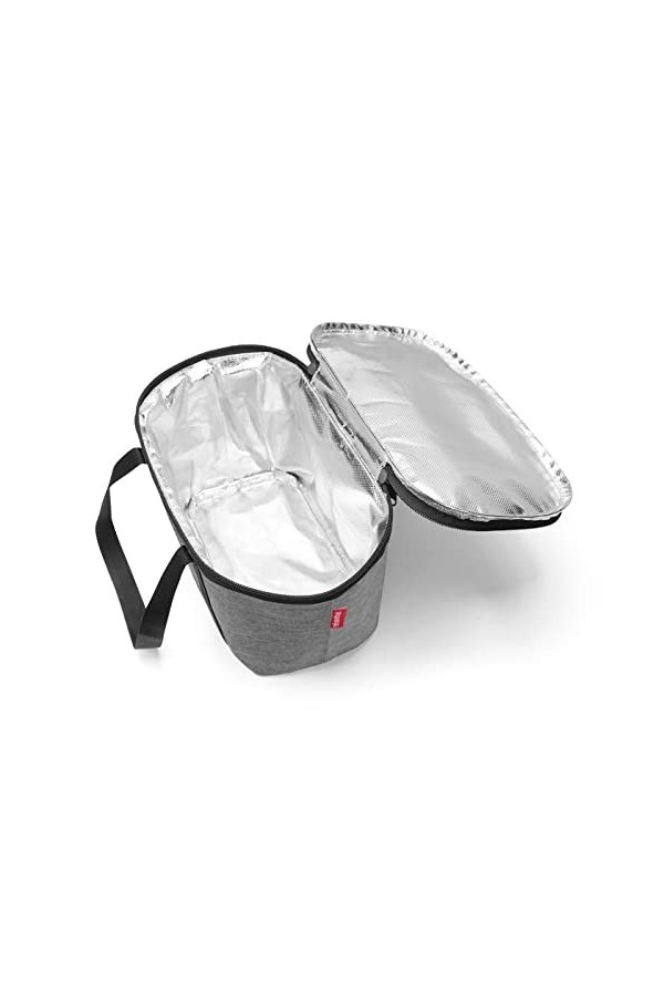 reisenthel Coolerbag Twist Azure - Sac Isotherme avec Dessus en Bouteilles Pet recyclées - Idéal pour Les Pique-niques, Herri