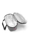 reisenthel Coolerbag Twist Azure - Sac Isotherme avec Dessus en Bouteilles Pet recyclées - Idéal pour Les Pique-niques, Herri