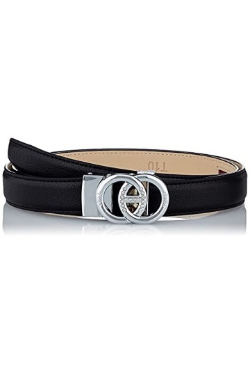 Anthoni Crown Ledergürtel Ceinture, Noir, 100 Femme