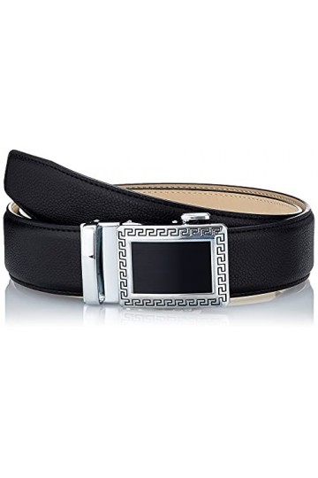 Anthoni Crown Ledergürtel Ceinture, Noir, 100 Femme