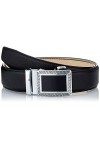 Anthoni Crown Ledergürtel Ceinture, Noir, 100 Femme