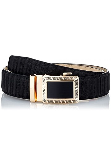 Anthoni Crown Ledergürtel Ceinture, Schwarz, 100 Femme