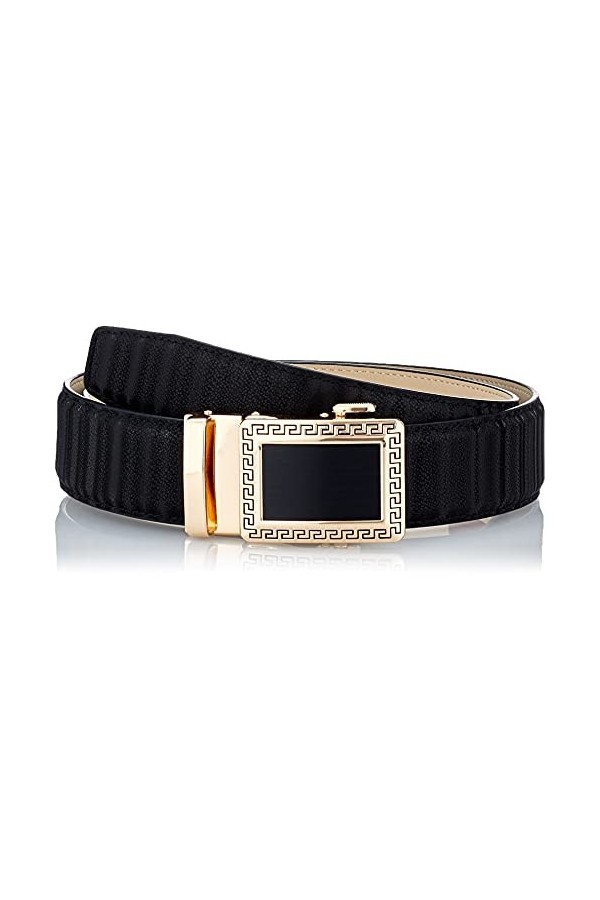 Anthoni Crown Ledergürtel Ceinture, Schwarz, 100 Femme
