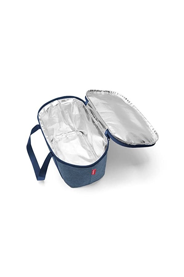 reisenthel Coolerbag Twist Azure - Sac Isotherme avec Dessus en Bouteilles Pet recyclées - Idéal pour Les Pique-niques, Herri
