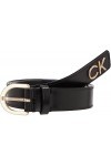 Calvin Klein RE-Lock RND BCKL BLT W/Tip 25MM Ceintures, CK Black, 115 Femme