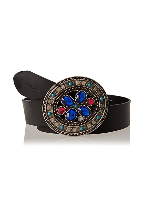 Replay AW2571.000.A3007 Ceinture, Noir 098 Black , 85 Femme
