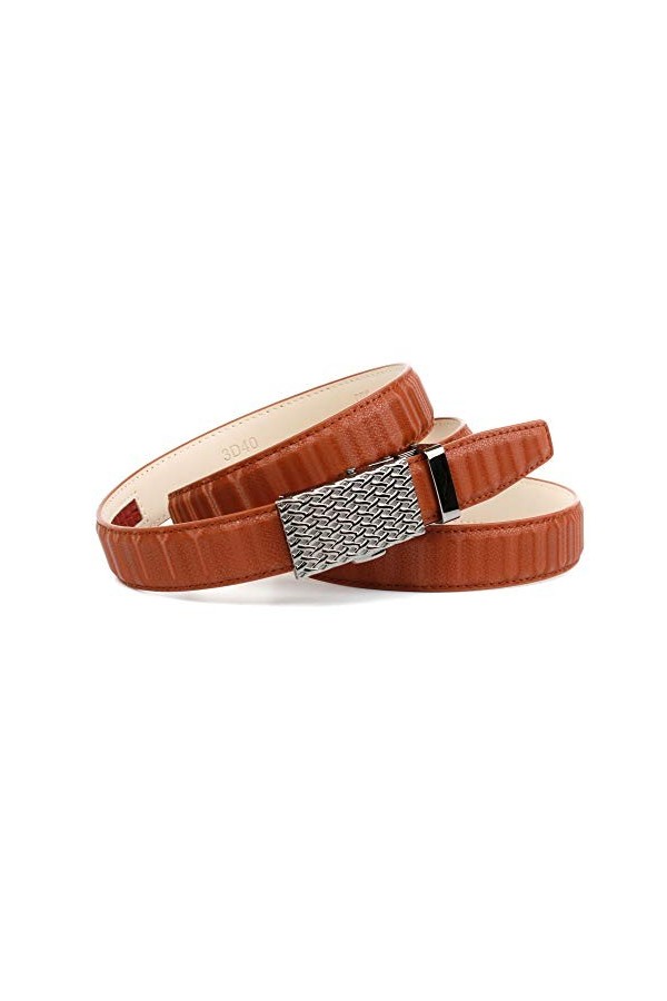 Anthoni Crown Ledergürtel Ceinture, Braun, 105 Femme