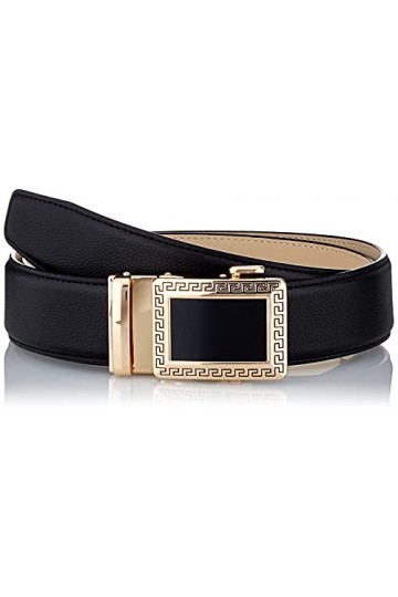 Anthoni Crown Ledergürtel Ceinture, Noir, 75 Femme