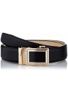 Anthoni Crown Ledergürtel Ceinture, Noir, 75 Femme
