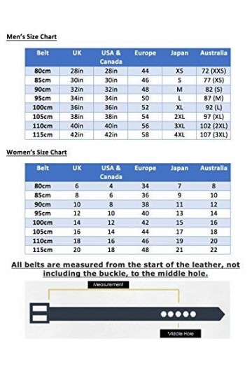 CARLOS DIAZ Ceinture Unisexe en Cuir Marron Premium Pour Hommes pour Femmes Polo de Créateur Brodé 105 cm / 42-44 Inches 