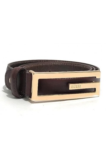 Cinta donna Guess adjustable belt in pelle marrone C24GU31 BW7871P3425 L