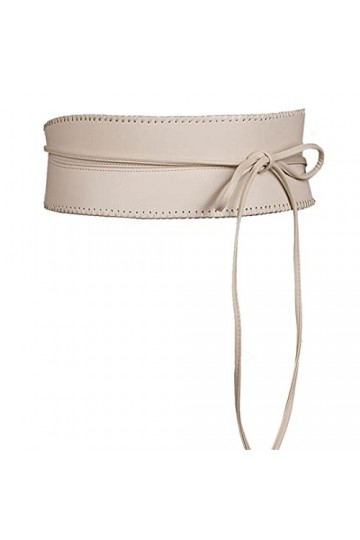 Ceinture en cuir synthétique pour femme - Ceinture à nouer autour de la taille - Corset - Ceinture pour robe