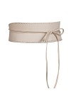 Ceinture en cuir synthétique pour femme - Ceinture à nouer autour de la taille - Corset - Ceinture pour robe