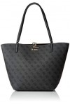 Guess Alby Toggle Tote, Sac Femme, Coal/Black, Size One