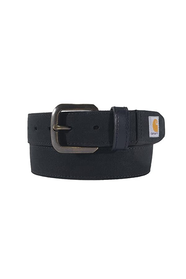 Carhartt Ceinture robuste décontractée pour femme, disponible en plusieurs styles, couleurs et tailles, toile de canard noir